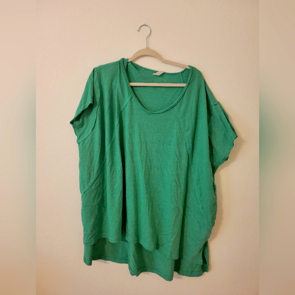 Free people we the free oversized tee small